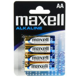 Maxell Batterier 4 st AA