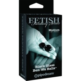 Fetish Fantasy Limited Edition Black Glass Balls Medium