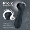Satisfyer Pro 2 Generation 3 with Liquid Air black Bluetooth