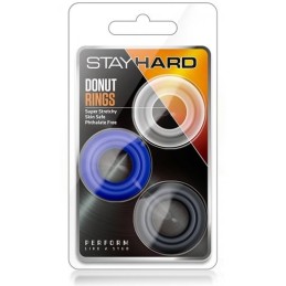 Stay Hard Donut Rings 3 pack